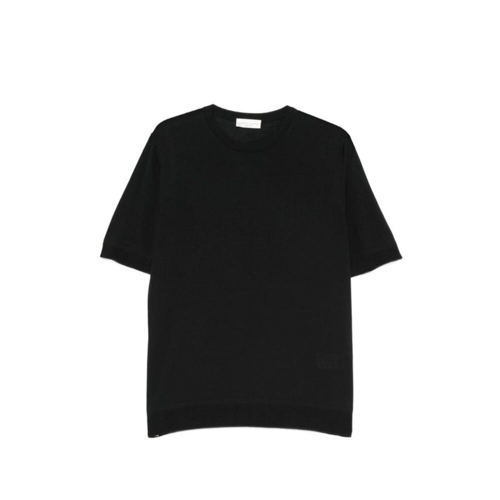 Roberto Collina Black T-Shirts & Vests - T-Shirts Men